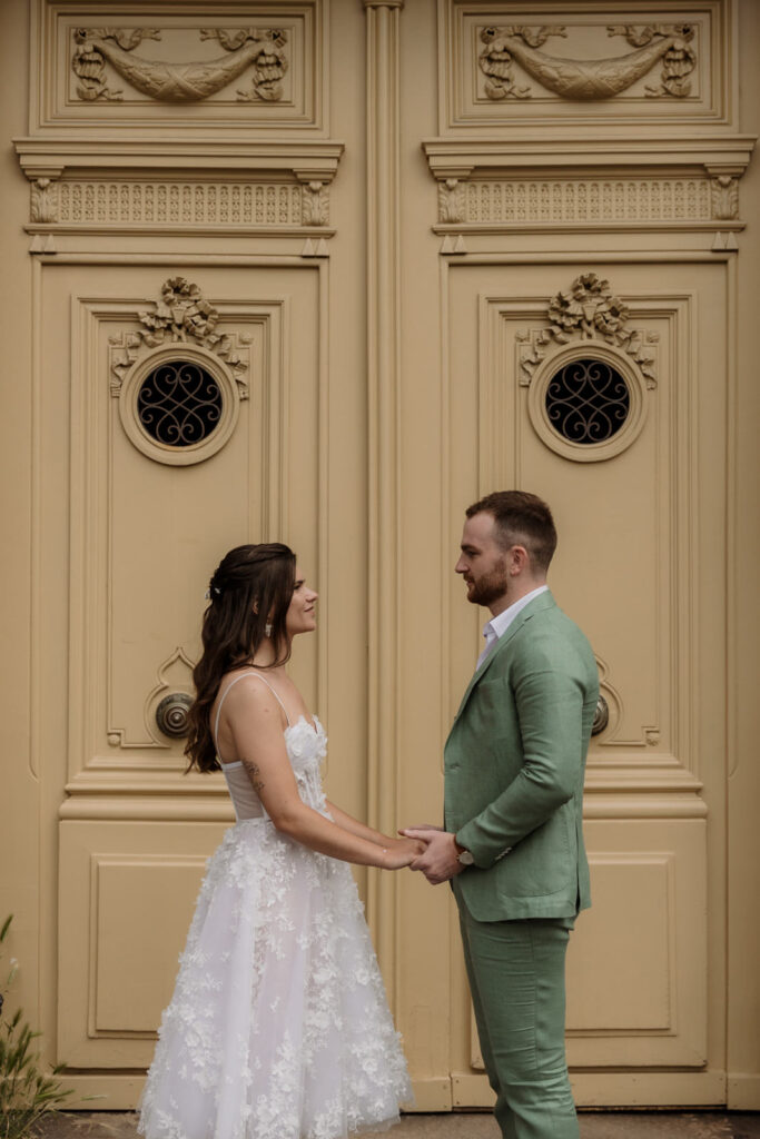 Séance couple mariage civil