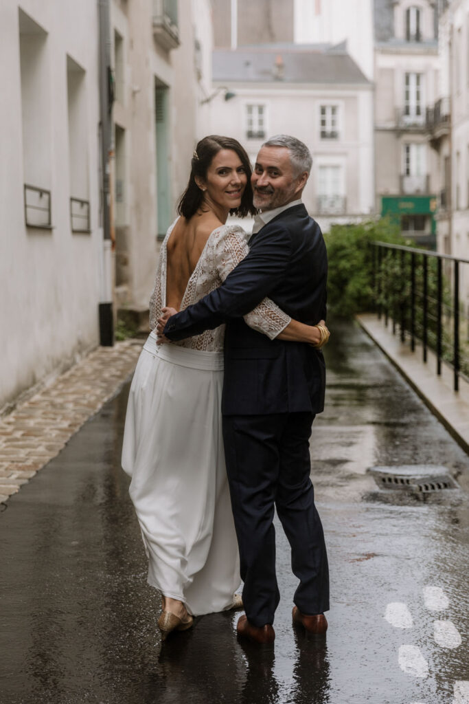 Couple dans les rues de Nantes